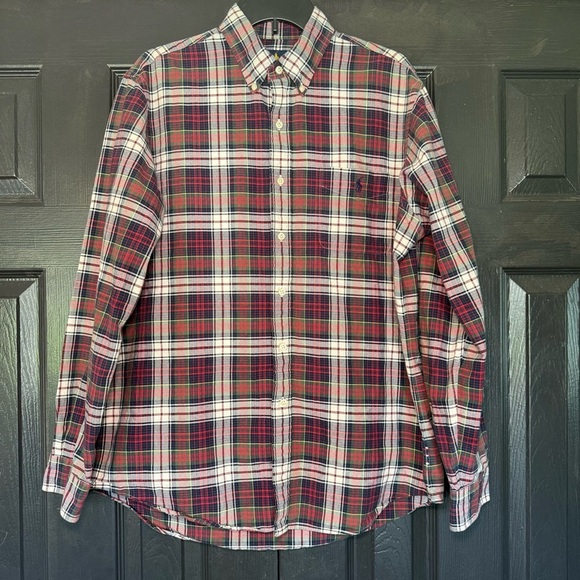 Ralph Lauren Other - Polo Ralph Lauren Red and Green Casual Button Down Shirt Size Large holiday